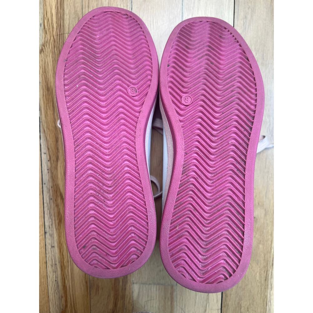 Vintage Havana Denisse 27 White and Baby Pink Star Sneakers Women's 8 - Picture 12 of 16